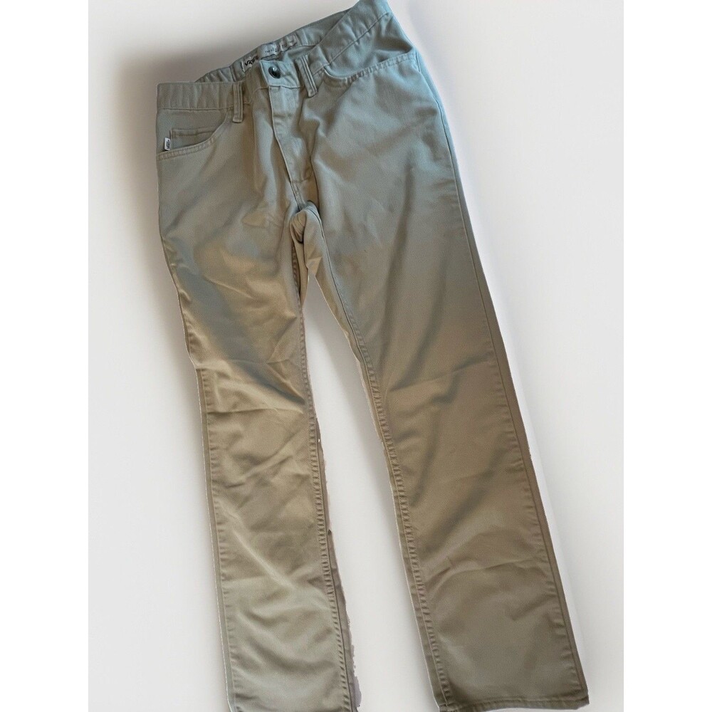 Vans Mens 30 X 28 Reg Khaki Tan Chino Pants - Off The Wall Skate
